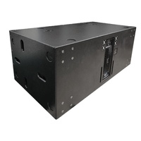 Caisson de basses actif double 18 pouces TP218A avec boîtier en bois, système audio professionnel ultra-basse fréquence pour la maison, les karaokés, les bars, les scènes et l'utilisation HIFI