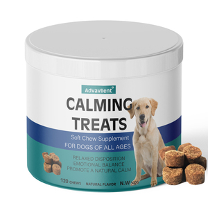 Advanced Dog Calming Chews, Supplément naturel pour animaux de compagnie pour chiens, Premium Calming Pet Chews Treats - Product Image 1