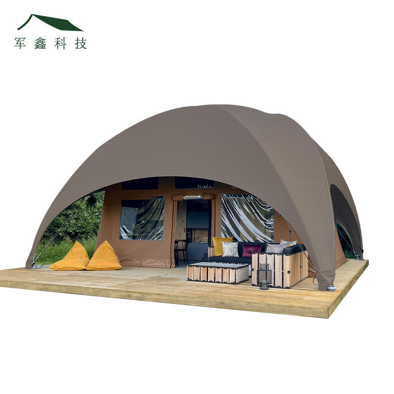 Camping, site pittoresque, projet de tourisme culturel, hôtel de luxe, tente