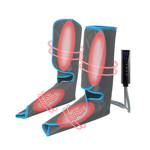 Masseur de pieds Machine électrique Compression d'air Masseur de jambes <span class=keywords><strong>Massage</strong></span> des pieds et des mollets pour soulager la douleur Gonflement Œdème avec poche - Product Image 1