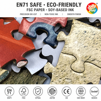 Puzzle en papier éducatif personnalisable à faire soi-même avec impression personnalisée pour tous les âges Certifié EN71