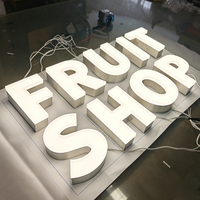Enseigne lumineuse LED personnalisée sans bordure, lettres éclairées, boîte à lumière extérieure en acrylique, enseigne de logo pour devanture de magasin