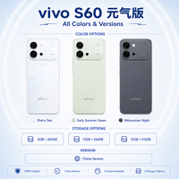 Smartphone vivo S60e 5G, processeur octa-core, écran 144 Hz, double SIM, reconnaissance faciale, écran AMOLED, nouveau modèle original Android VIVO s60e 2026