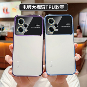 Lujo claro 6D galvanoplastia suave TPU con cámara funda protectora de teléfono para <span class=keywords><strong>Xiaomi</strong></span> <span class=keywords><strong>Redmi</strong></span> Note11 4G Note12 4G/5G 12 Pro Plus - Product Image 1