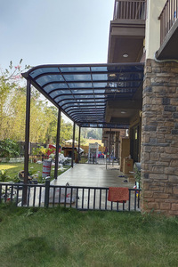 Auvent extérieur imperméable en alliage d'aluminium, toit en polycarbonate, auvent de patio, <span class=keywords><strong>abri</strong></span> de <span class=keywords><strong>terrasse</strong></span> - Product Image 2