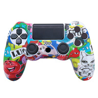 Housse de protection pour manette de jeu, coque de protection en silicone souple pour PS4 Playstation 4, accessoires de jeu