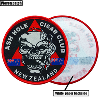 Patch tissé en tissu/broderie Logo tissé personnalisé Patch brodé fer sur patchs en tissu brodé personnalisé