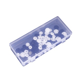Transparent <b>Plastic</b> <b>Storage</b> Box 15.5x6.3x3cm Rectangular With Lid Office Organizer Parts Container - Product Image 5