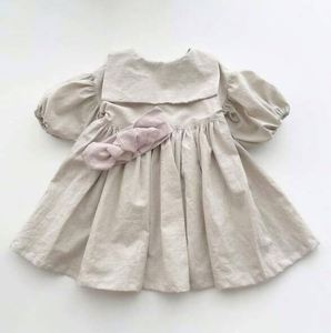 Abiti in Mussola di Cotone per Neonata, Vestiti da Compleanno per Bambina, Abito da Cerimonia per Bambina, <span class=keywords><strong>Abbigliamento</strong></span> Personalizzato per Bambine, Vestiti per Bambini - Product Image 5