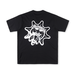 Glo Gang <span class=keywords><strong>Boyz</strong></span> Worldwide Graphic Tee-shirt 100% coton tricoté <span class=keywords><strong>noir</strong></span> et blanc imprimé de dessins animés de haute qualité T-shirt de créateur pour hommes - Product Image 2