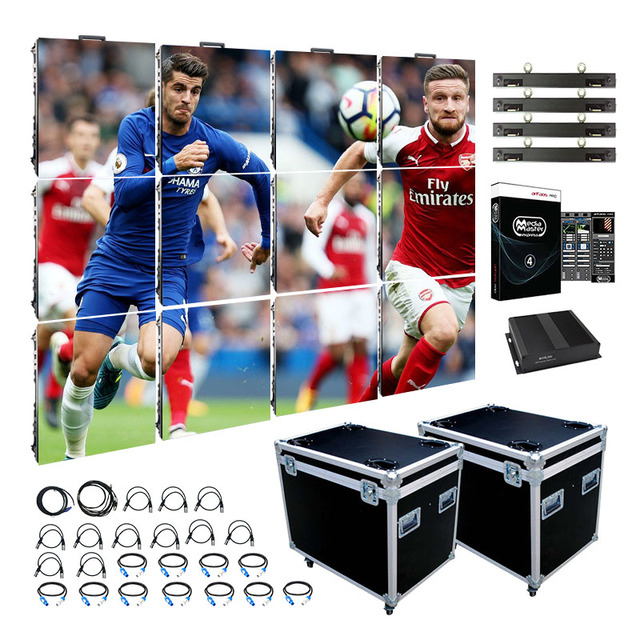 2m X 1.5m Complete Set P2.6 P2.9 P3.91mm 4K 5000cd IP65 Waterproof Outdoor LED Display 500x500mm Panel for Fan Zone Gatherings