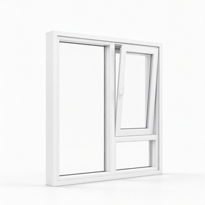 Fenêtre à battant et à basculer en PVC-U à <span class=keywords><strong>double</strong></span> <span class=keywords><strong>vitrage</strong></span>, à économie d'énergie, pour projets de construction résidentiels - Product Image 2