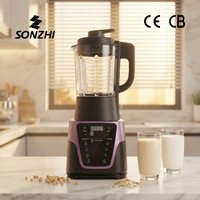 2.6-3.0L Blender Vakum Elektrik Cangkir Kaca Pemanas Digital Pintar Pembuat Susu Kacang Otomatis Pembuat Susu Kedelai Tanpa Filter Juicer 110V US/EU