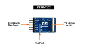 Placa de Conexión E-Paper HAT de Ultra Bajo Consumo, Compatible con Pantalla de Tinta Electrónica de 1.02 Pulgadas, Interfaz SPI, Módulo Adaptador de Pantalla de Papel Electrónico - Product Image 5