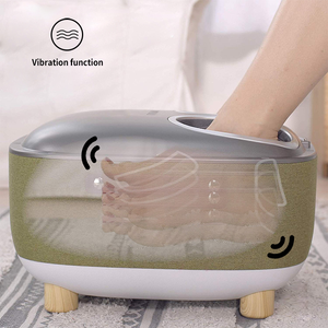 Appareil de <span class=keywords><strong>massage</strong></span> des pieds vibrant Shiatsu avec chaleur et pression d'air, contrôle par bouton facile et confortable, modèle 2025 - Product Image 2