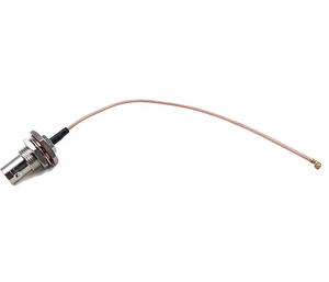 สายเคเบิลประกอบสำเร็จรูปแบบกันน้ำพร้อมหัวต่อ BNC ตัวเมียแบบ Bulkhead IP65 พร้อมโอริงกันน้ำ สำหรับสาย UFL RG178 ขายส่งจากโรงงาน - Product Image 2
