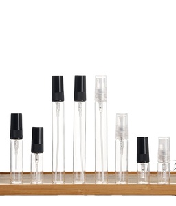 Bouteilles en verre rondes mini vides de 2 ml, 3 ml, 5 ml, 10 ml pour échantillons de parfum avec pulvérisateur à pompe, flacon rechargeable pour huile, <span class=keywords><strong>diffuseur</strong></span> à bâtonnets – Vente en gros - Product Image 1