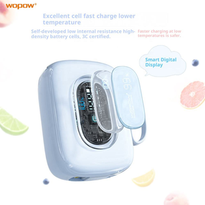 แบตเตอรี่สำรองพกพาขนาดเล็ก 10000mAh ชาร์จเร็วแบบไร้สาย สำหรับ<span class=keywords><strong>โทรศัพท์</strong></span>มือถือ iPhone และ Android - Product Image 4