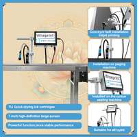 Imprimante jet d'encre TIJ en ligne Wiseprint WP CM07 pour la ligne d'assemblage en usine, l'emballage alimentaire, des boissons et médical, codeur