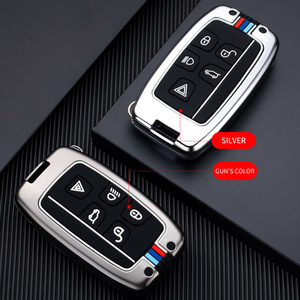 Funda Protectora para Llaves de Coche de Aleación de Zinc y Gel de Sílice para LAND ROVER Landrover <span class=keywords><strong>JAGUAR</strong></span> Xel Xfl Epace Fpace Xj, Llaveros, Bolsa para Llaves - Product Image 6