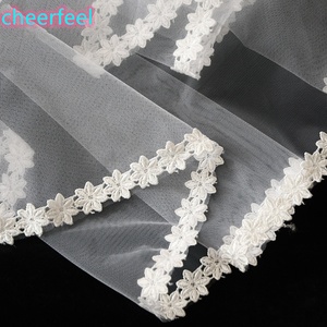 Cheerfill VE309 migliori qualità <span class=keywords><strong>accessori</strong></span> <span class=keywords><strong>per</strong></span> <span class=keywords><strong>capelli</strong></span> da sposa vendita calda morbido velo da sposa <span class=keywords><strong>con</strong></span> ricamo all'ingrosso <span class=keywords><strong>per</strong></span> le spose - Product Image 5