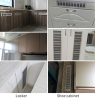 Jinnate Vente en gros Offre Spéciale portes d'armoire ventilées bouches d'aération d'armoire pour armoire de cuisine