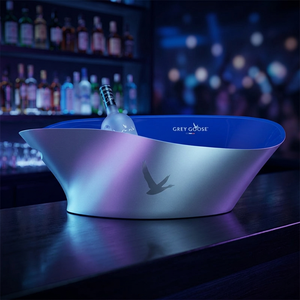 Cubo de Hielo para 3 Botellas Iluminado para Discotecas y Salones, Venta al por Mayor - Product Image 6