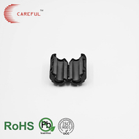 SCRC80C Split Ferrite Clamp Core EMI Filter Power Line Choke for Small Device Cable Noise Suppression 8mm Inner Diameter
