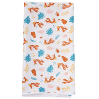 Tapis de protection carré OEM antidérapant, lavable et imperméable pour chaise haute, idéal pour éviter les éclaboussures de bébé
