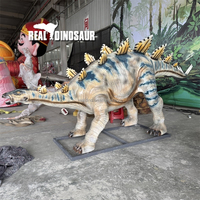 Museo de dinosaurios Exposición Tamaño real Stegosaurus Dinosaur Escultura
