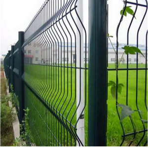 Valla de alambre soldada de metal recubierta de PVC 3D V paneles curvos de flexión valla de acero galvanizado al aire libre para Protección decorativa de jardín - Product Image 5