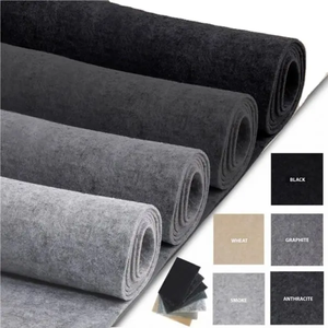 Fieltro de terciopelo de alta calidad 80 ~ 1050gsm logotipo personalizado 4 vías alfombra elástica Auto forro rollo de tela para <span class=keywords><strong>Camper</strong></span> - Product Image 5