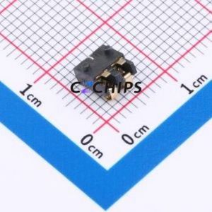 GT-BTP25002-0240A-010A Blade/Spring Contact Battery Connector SMD,P=2.5mm Connector Spring Contact Type 2.5mm 2P Vertical Mount - Product Image 2