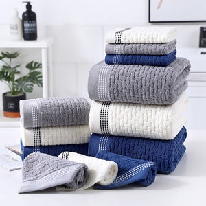 Jingjing Towels 100% Cotton Bath Towel 70x140cm Absorbent Solid Color Home Use - Product Image 4