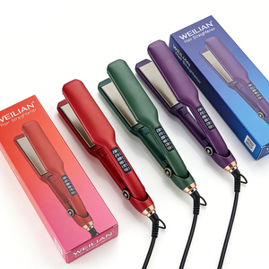 เครื่องหนีบผมเคลือบเซรามิกดิจิตอลคุณภาพสูง ปรับอุณหภูมิได้ (150-230 องศาเซลเซียส) ระบบปิดอัตโนมัติเพื่อความปลอดภัยในครัวเรือน - Product Image 3