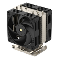 Radiateur rectangulaire LGA3647 4U avec caloduc actif pour processeur COOLSERVER, tour silencieuse pour ordinateur de bureau, double ventilateur