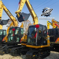 Mini-excavatrice sur chenilles Cat 307 à bas prix, durable, 7 tonnes, compacte, pour la construction urbaine et les opérations sur sites étroits