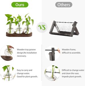 Bình hoa thời trang Bắc Âu bình thủy canh để bàn văn phòng phòng khách phòng ngủ sáng tạo trang trí nhà cửa - Product Image 5