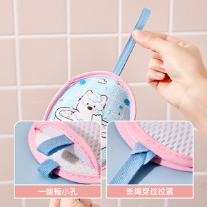Foaming <b>Net</b> Soap <b>Bag</b> Blue And Pink Double Sided Bath Mesh Portable For Facial Soap Shower Gel - Product Image 4