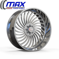 Jantes forgées 22x10 22x12 24x12 22 pouces 6x135 6x5.5 pour Ford F150 pour Dodge Ram 1500 Super Single Style 6 trous Jantes de camion personnalisées