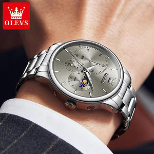 2936 Montre de sport multifonctionnelle chronographe à quartz pour homme, étanche, de luxe, avec logo personnalisé OEM, marque de luxe - Product Image 3