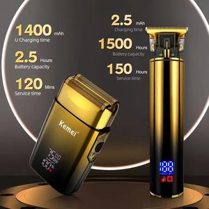Kemei-Rasoir électrique 2 en 1 pour <span class=keywords><strong>homme</strong></span>, tondeuse à KM-2131 et à barbe, kit pour barbier - Product Image 2