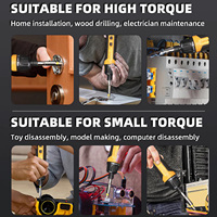 Perceuse électrique sans fil multifonctionnelle portable 3,7 V, batterie au lithium rechargeable, tournevis électrique