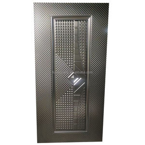 Peau de porte en tôle d'acier galvanisée en relief pour une utilisation dans les villas ou les portes extérieures laminage à froid - Product Image 3