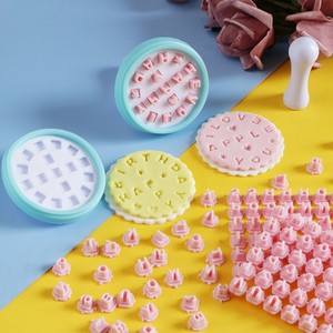 TX bricolage numéro lettre argile timbre impressionner embosseur ensemble Kit moule bricolage gaufrage <span class=keywords><strong>poterie</strong></span> argile outils - Product Image 2