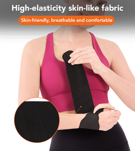 Soporte de Muñeca Ultrafino y Transpirable con Tela de Alta Elasticidad, Bucle <span class=keywords><strong>para</strong></span> el Pulgar Ajustable, Compresión <span class=keywords><strong>para</strong></span> Gimnasio, Fitness, Deportes, Alivio del Túnel Carpiano - Product Image 4