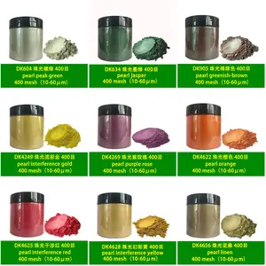 50g/jar Epoxy Resin Mica Powder Pigment For Nail Art Craft Products DIY Pearlescent Pigment For Painting Slime And Ink