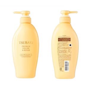 Après-shampoing japonais TSUBAKI Premium Herbal Liquid Volume & Repair 450ml, soin capillaire floral au camélia pour cheveux plats/fins/abîmés - Product Image 5