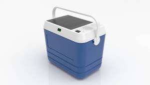 20L Modern Solar <strong>Powered</strong> Cooler Bag PE Material with Thermal Fishing Features Logo &amp; Letter Pattern Use for Cans Table <strong>Cool</strong> <strong>Box</strong> - Product Image 3