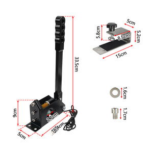 Xuzhong USB Handbrake For <b>PC</b> Racing <b>Wheel</b> Linear Brake With Cable And Mounting Kit - Product Image 2
